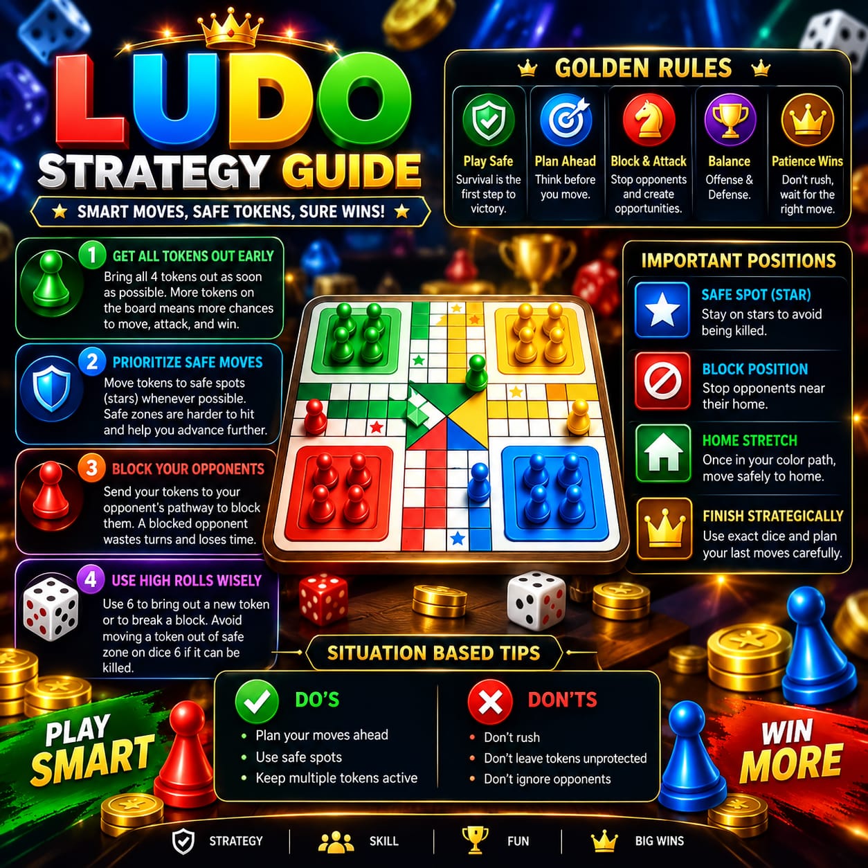 Ludo gameplay tips and strategy guide