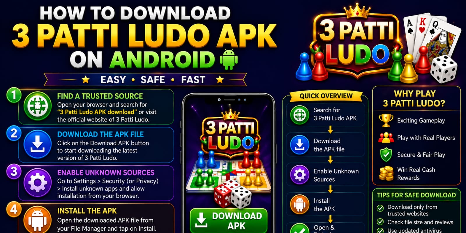 3 Patti Ludo APK Android installation guide